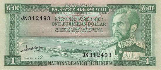 Ethiopia 1 Dollar p.25